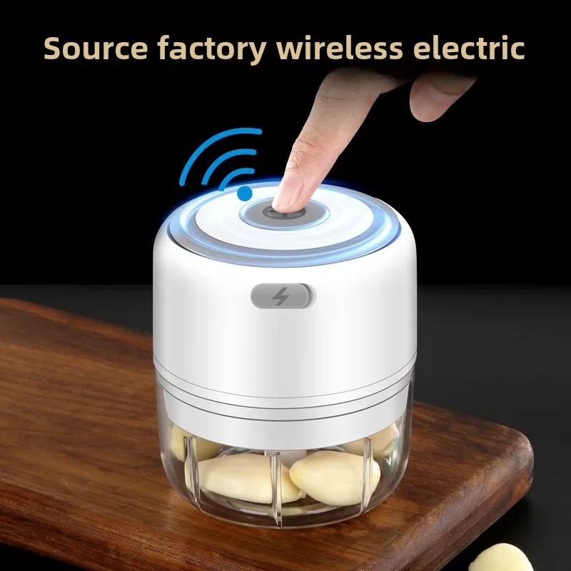 Baby Food Chopper - เครื่องบดสับกระเทียมไฟฟ้าขนาดเล็ก 100/250 มล. แบบ USB เครื่องบดสับผัก