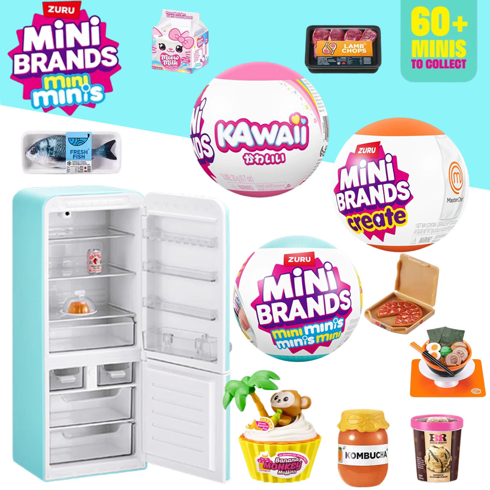 Baby Food Brand - ของเล่นเซอร์ไพรส์ ซูรู 5 ชิ้น ของเล่นมินิแบรนด์ส คาวาอี้