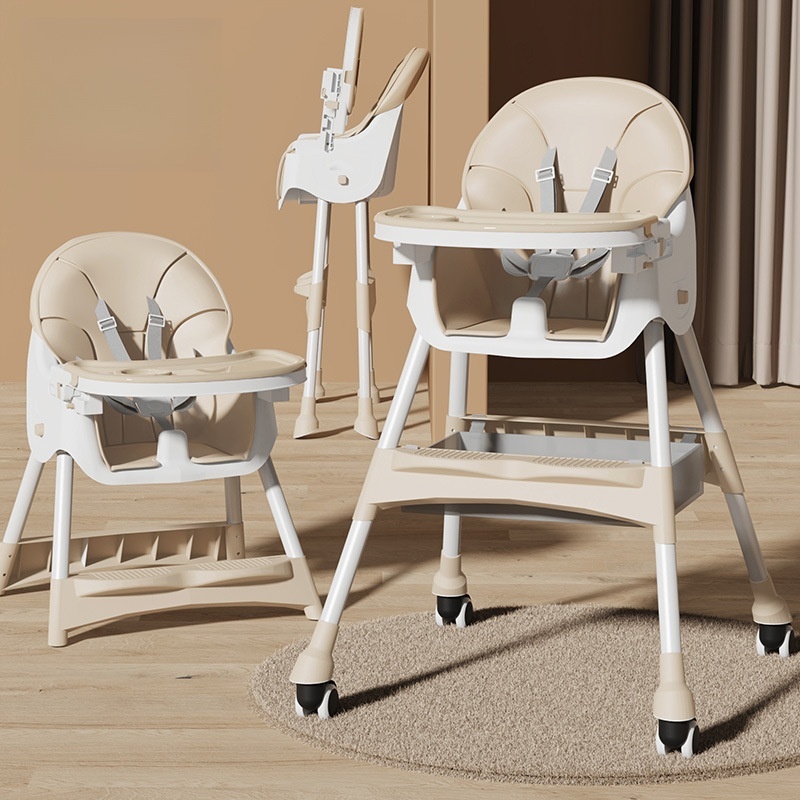 Baby Food Chair - เก้าอี้รับประทานอาหารเด็กอเนกประสงค์เก้าอี้รับประทานอาหารเด็กแบบปรับพับได้สะดวกเก้าอี้เด็กเอนได้ในครัวเรือนเก้าอี้แบบพกพา