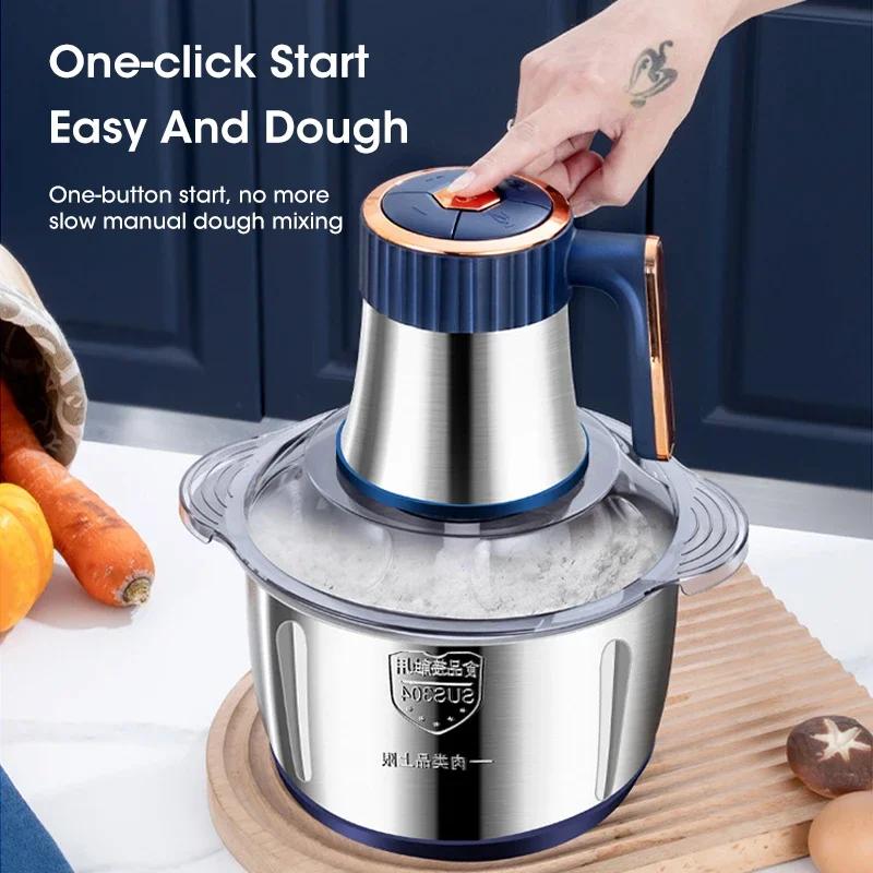 Baby Food Chopper - เครื่องบดเนื้อไฟฟ้า 5 ลิตร 304 สแตนเลส เครื่องบดอาหารอเนกประสงค์