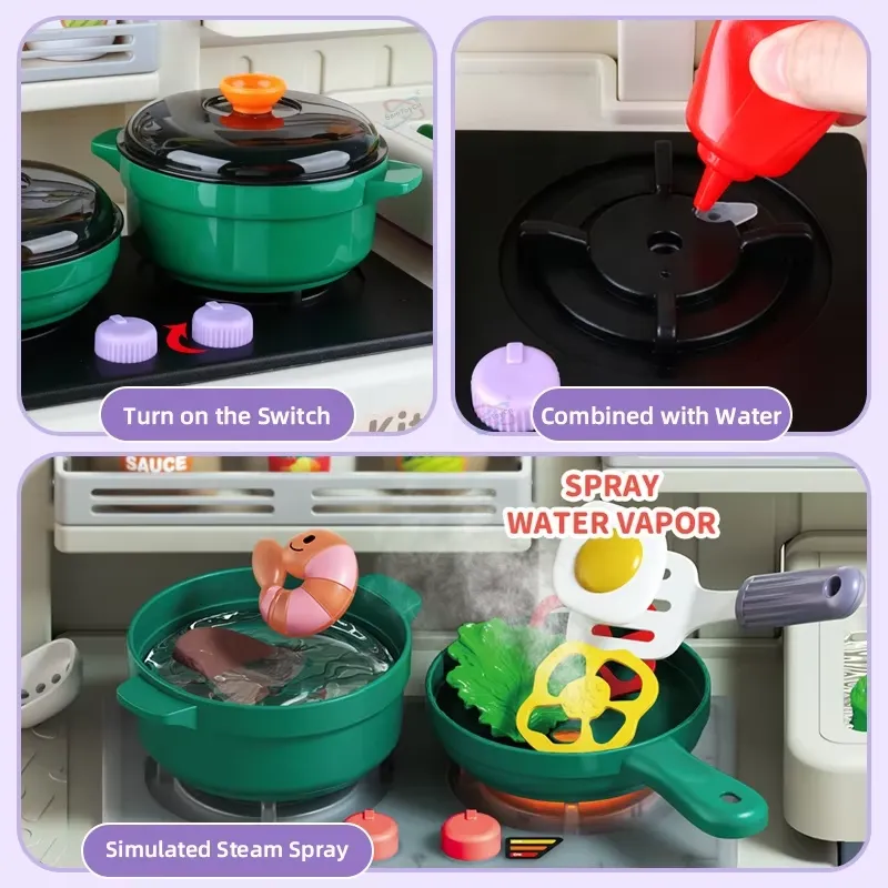 ชุดครัวจำลองขนาดใหญ่ 90 ซม. สำ - Baby Food Game บทวิจารณ์และราคา