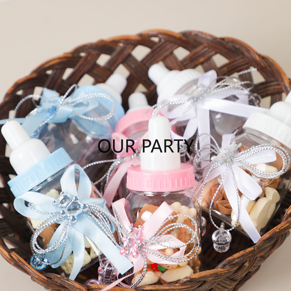 6/12 ชิ้นพลาสติกขวดนมหมี Candy - Baby Food Bottle บทวิจารณ์และราคา
