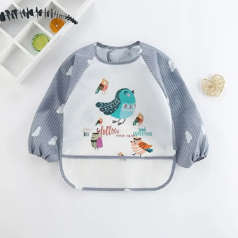 ผ้ากันเปื้อนเด็กแขนยาวแบบกันน้ - Bib Long Sleeve บทวิจารณ์และราคา