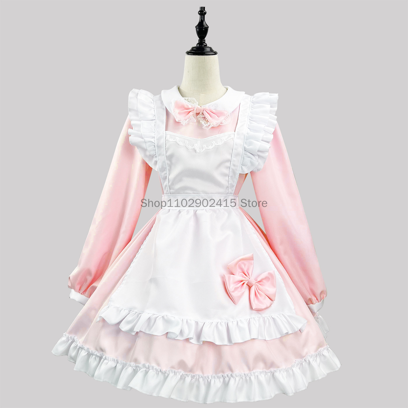 ชุดคอสเพลย์สาวเสิร์ฟแบบคลาสสิก - Bib Long Sleeve บทวิจารณ์และราคา