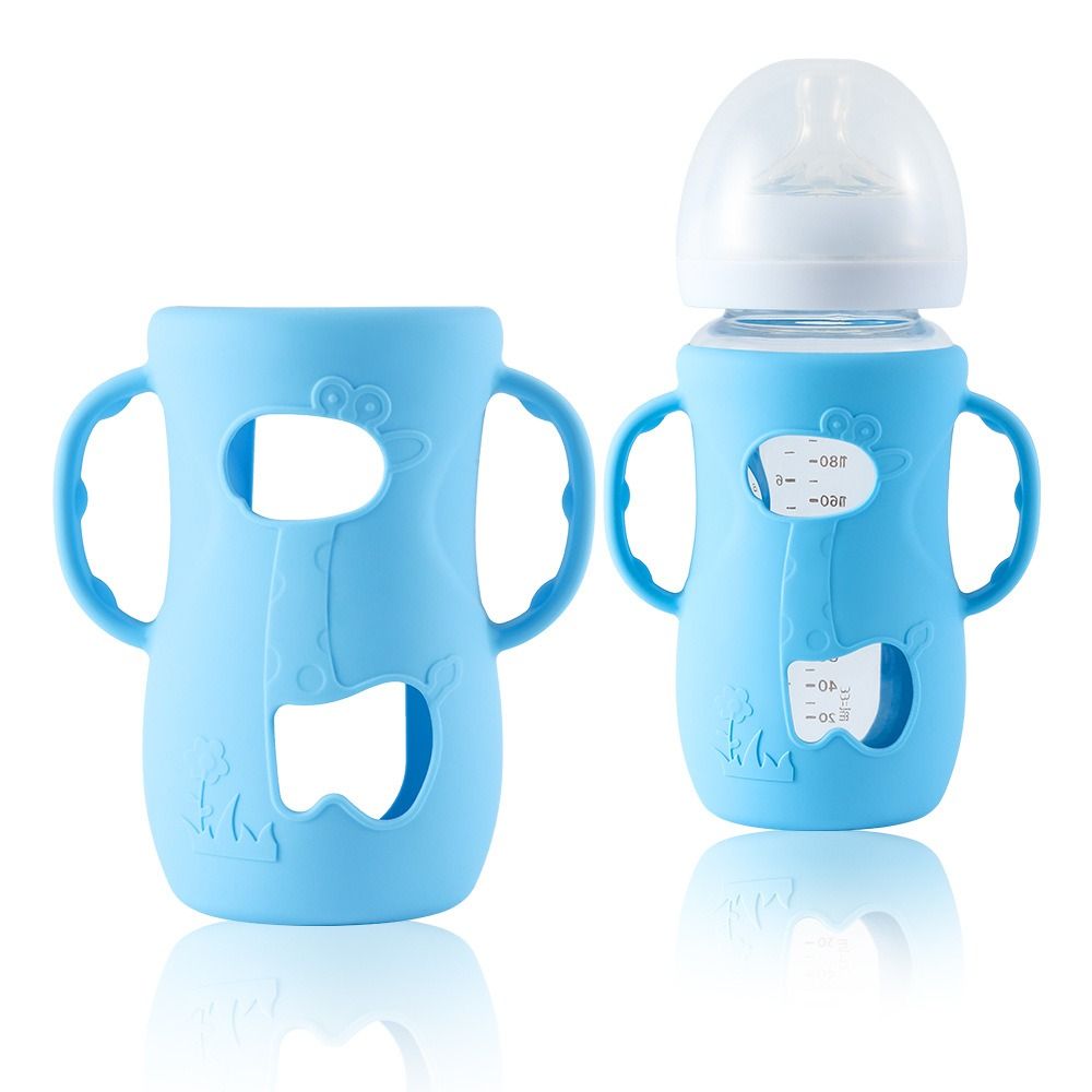 ฝาครอบขวดนมพร้อมหูจับ ฉนวนกันค - Baby Food Bottle บทวิจารณ์และราคา