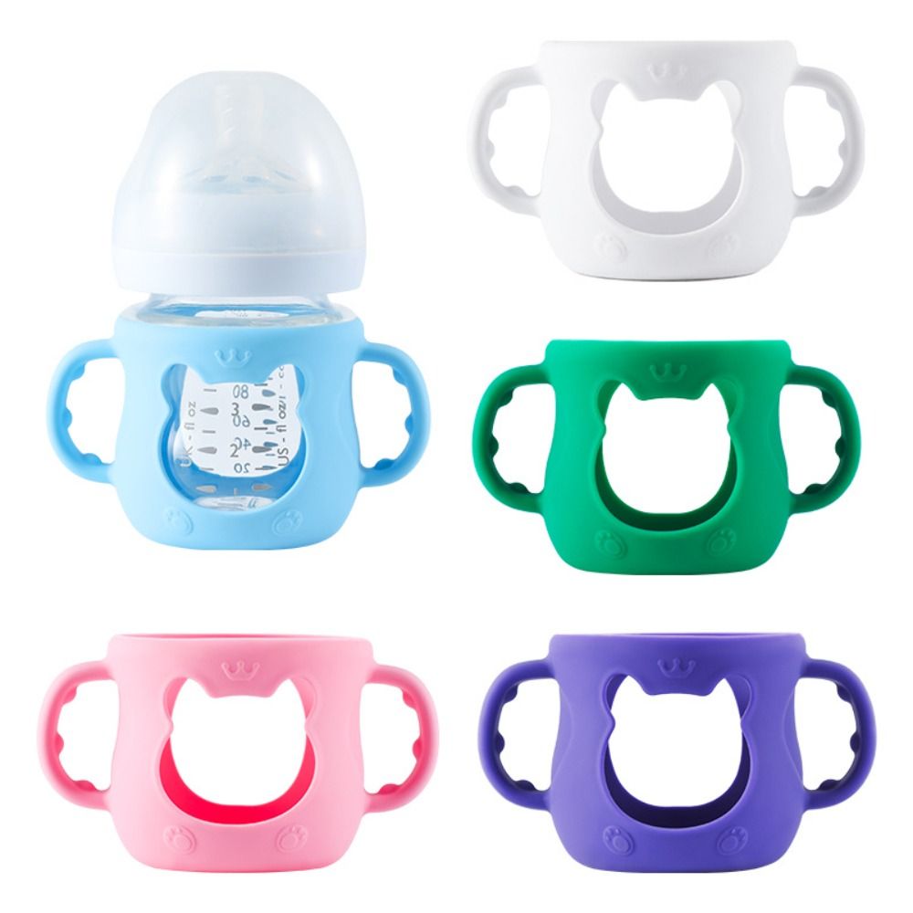 ฝาครอบขวดนมพร้อมหูจับ ฉนวนกันค - Baby Food Bottle บทวิจารณ์และราคา