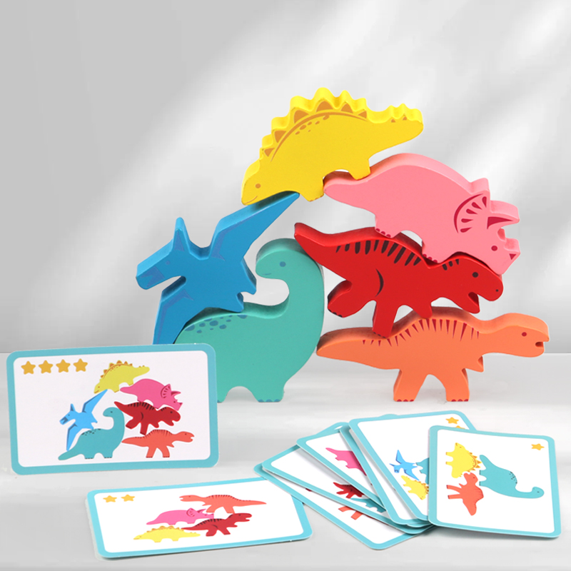 ไม้บล็อกของเล่นเด็กสัตว์ไดโนเส - Baby Food Game บทวิจารณ์และราคา