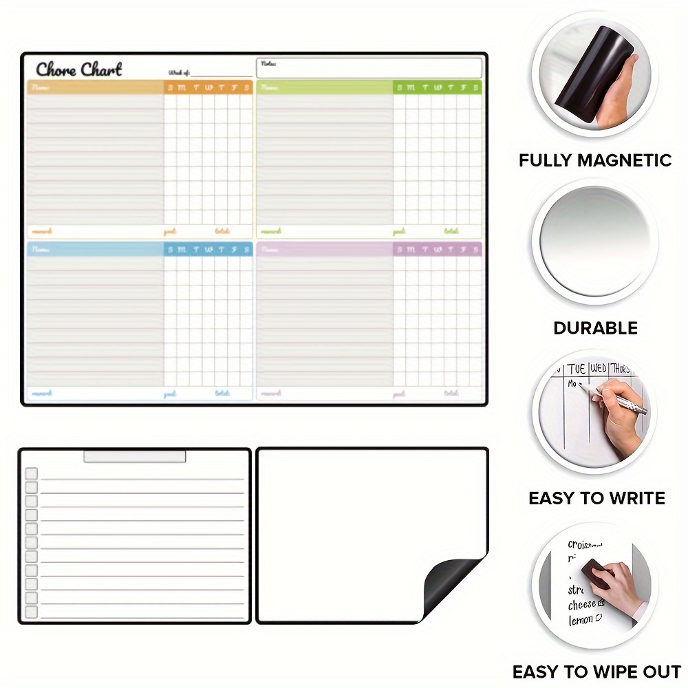 ชุดตารางงานบ้านแบบแม่เหล็กสำหร - Baby Food List บทวิจารณ์และราคา
