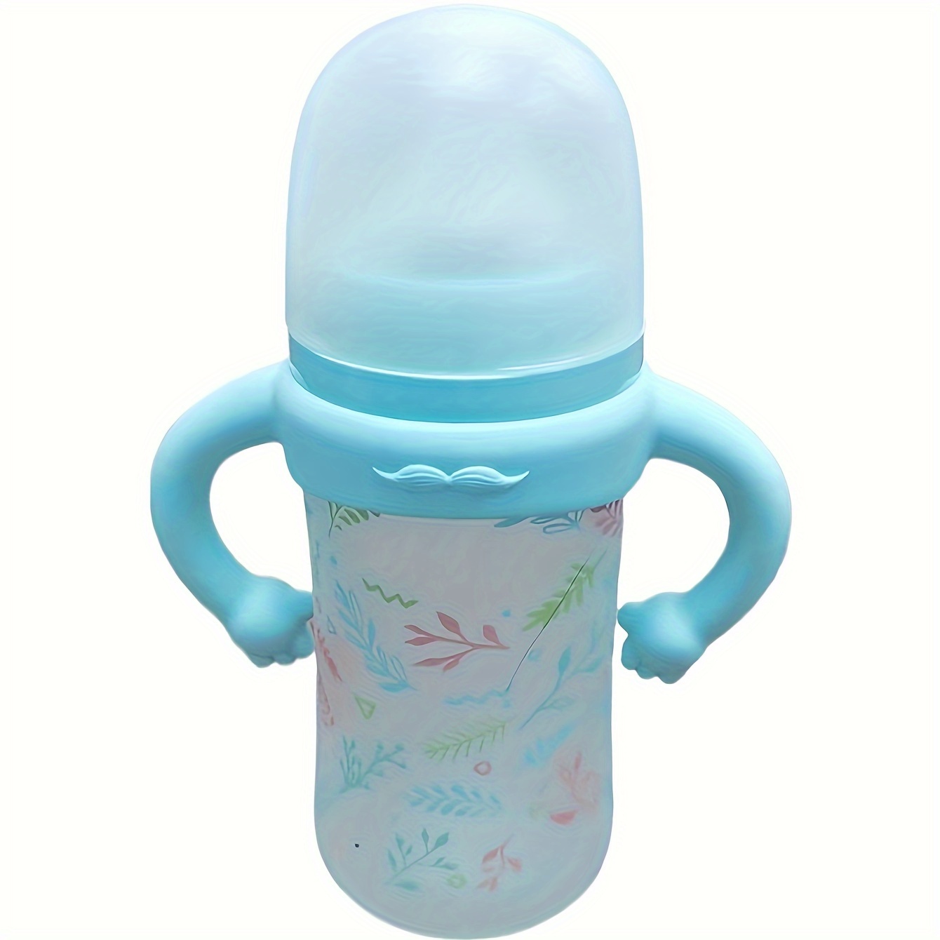 ปลอกหูหิ้วขวดนมซิลิโคนสากลมือเ - Baby Food Bottle บทวิจารณ์และราคา