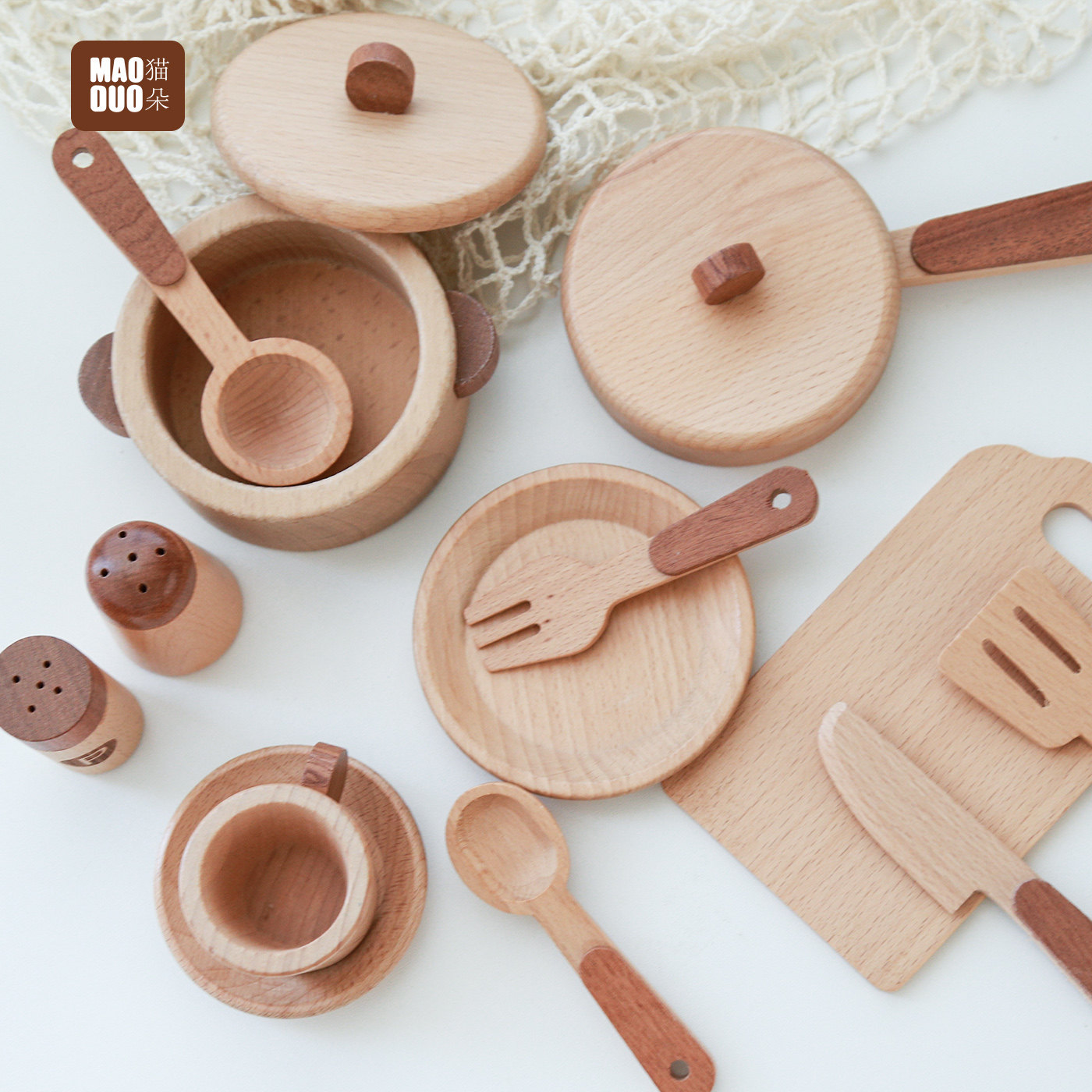 ชุดครัวไม้บีชสำหรับเด็กของเล่น - Baby Food Game บทวิจารณ์และราคา