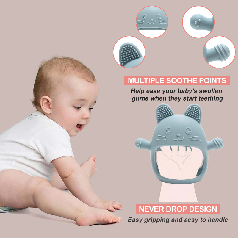 ถุงมือเด็กการงอกของฟัน - ของเล - Baby Food Game บทวิจารณ์และราคา