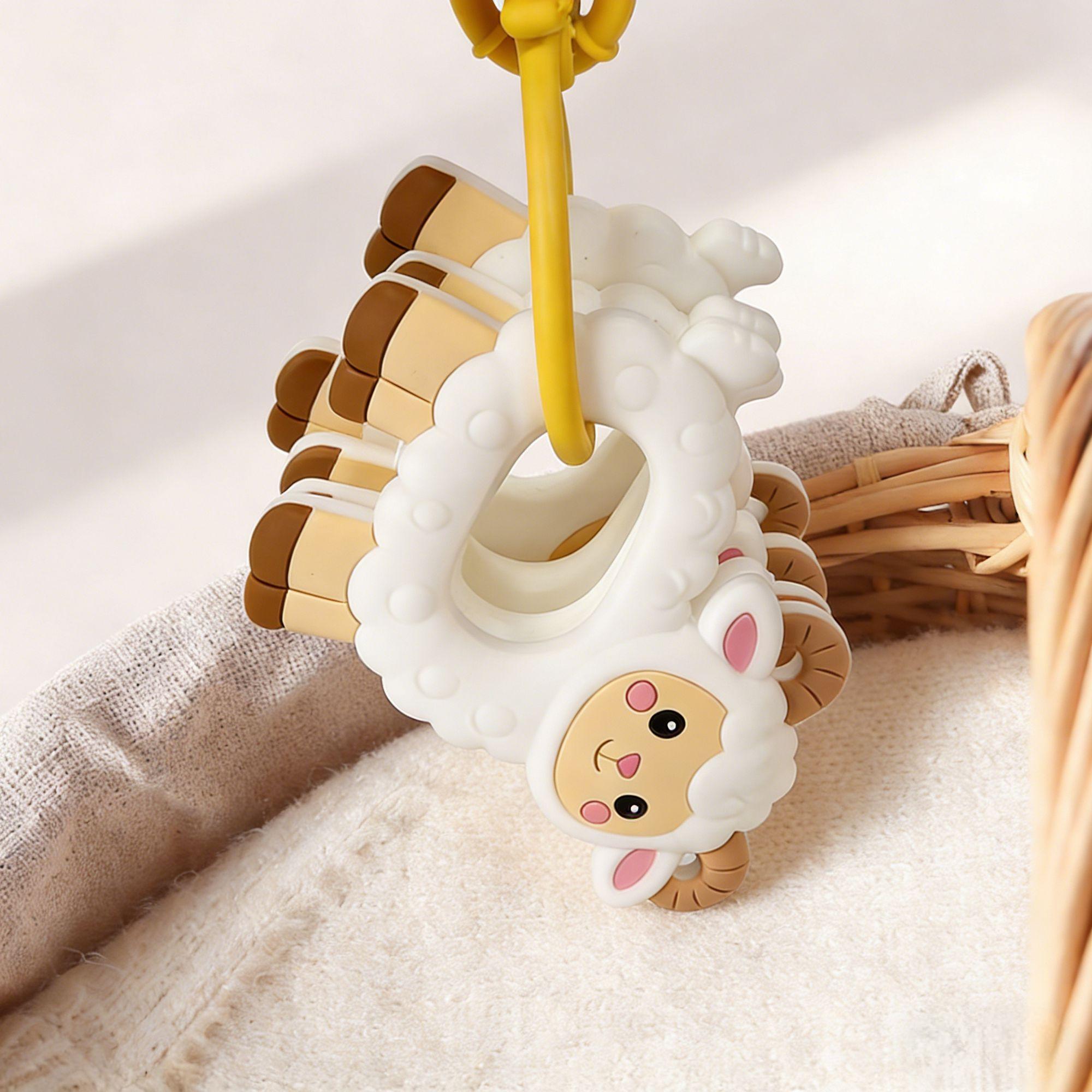 ยางกัดซิลิโคน 1 ชิ้น พร้อมสายค - Baby Food Game บทวิจารณ์และราคา