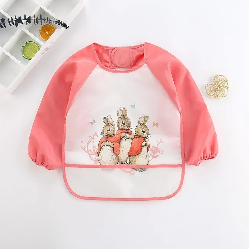 ผ้ากันเปื้อนเด็กแบบนุ่มกันน้ำ  - Bib Long Sleeve บทวิจารณ์และราคา