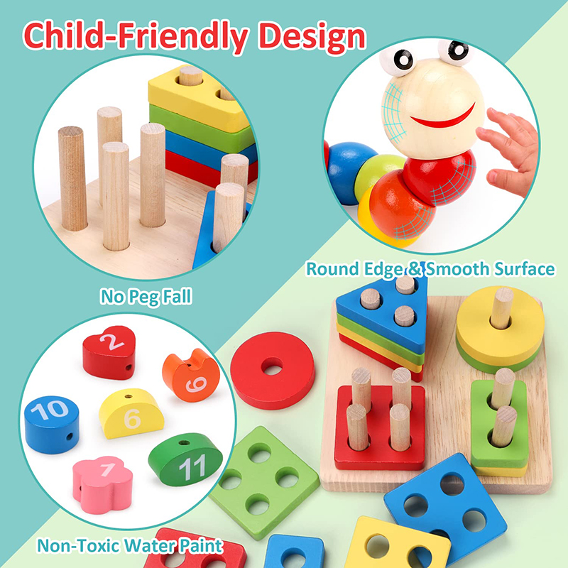 ของเล่นไม้มอนเตสซอรี่5-6ชิ้น/เ - Baby Food Game บทวิจารณ์และราคา