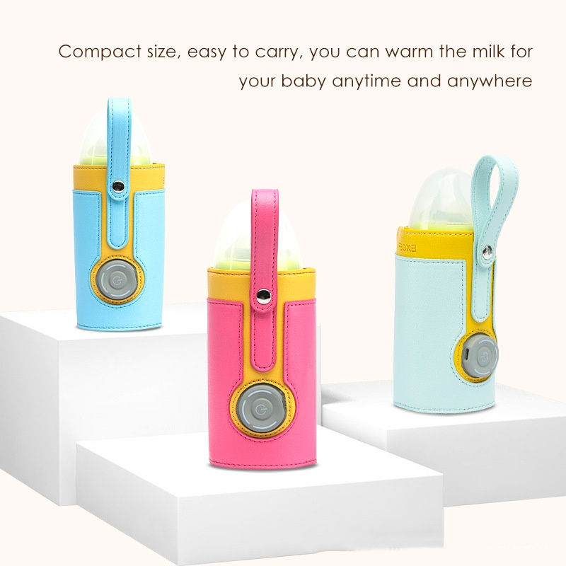 แพ็คนมอุ่นแบบพกพา USB ขวดนมฉนว - Baby Food Bottle บทวิจารณ์และราคา