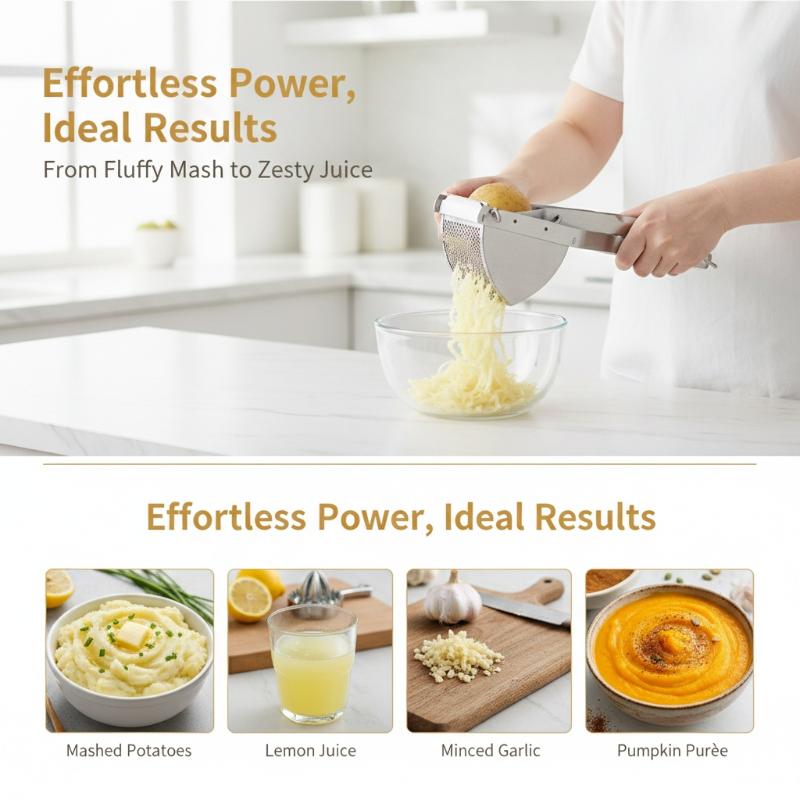 เครื่องบดมันฝรั่งสแตนเลส เครื่ - Baby Food With Iron บทวิจารณ์และราคา