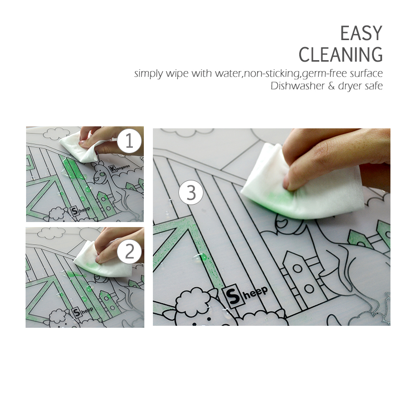 ซิลิโคนเด็ก Placemat 1Pc เด็กอ - Baby Food Chopper บทวิจารณ์และราคา