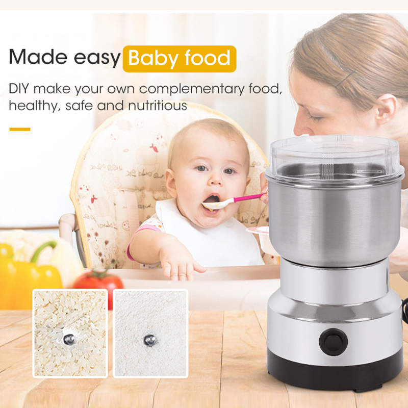 มินิไฟฟ้า 4 ใบมีดในครัวเรือน 3 - Baby Food Chopper บทวิจารณ์และราคา