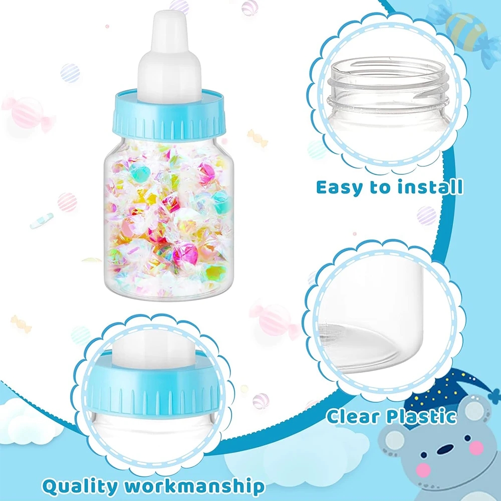 12ชิ้นขวดป้อนอาหารโหลลูกอมพลาส - Baby Food Bottle บทวิจารณ์และราคา