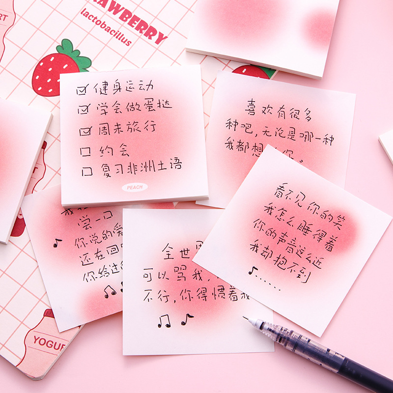 แผ่นจดบันทึกน่ารักไล่ระดับสี1ช - Baby Food List บทวิจารณ์และราคา